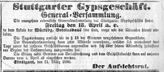 Einladung 1890